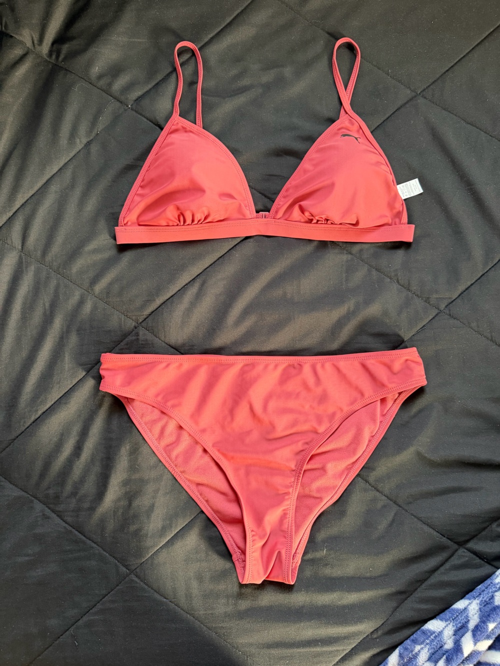 Puma Coral Pink Two-Piece Bikini Set
